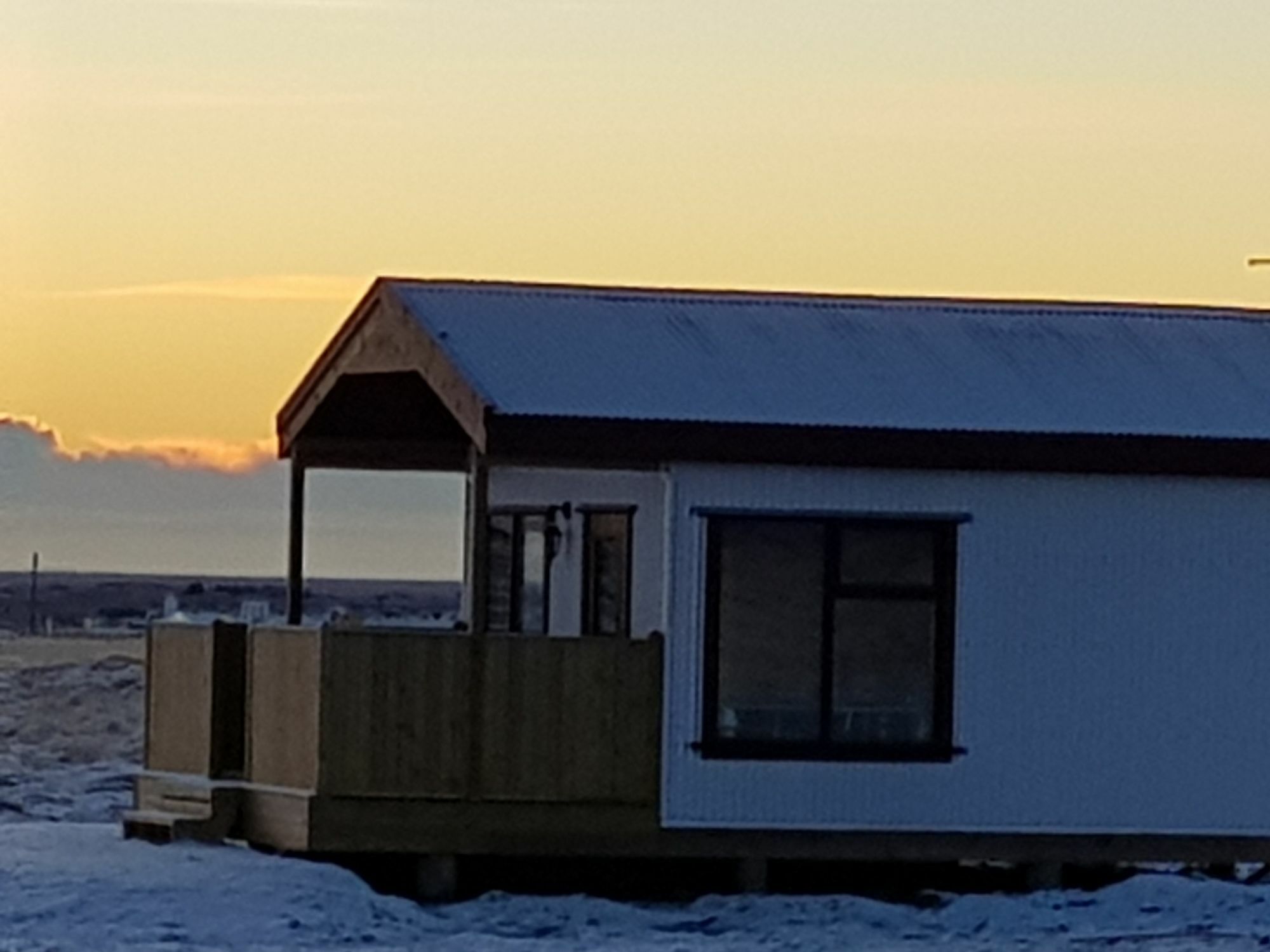 Hekla Cabin 1 Volcano And Glacier View Хелла Экстерьер фото